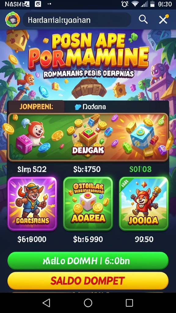 666j - Tampilan antarmuka yang menarik dan user-friendly.