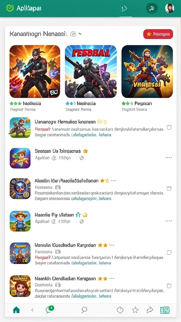 exototo - Karakter permainan yang beragam dan interaktif.