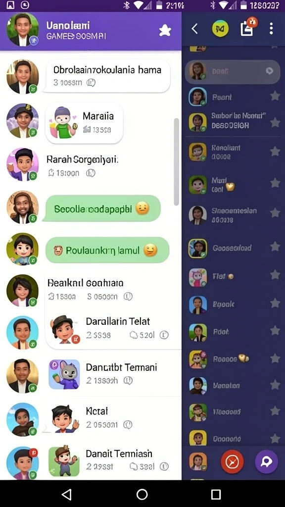guatogel - Fitur komunitas untuk interaksi antar pemain.