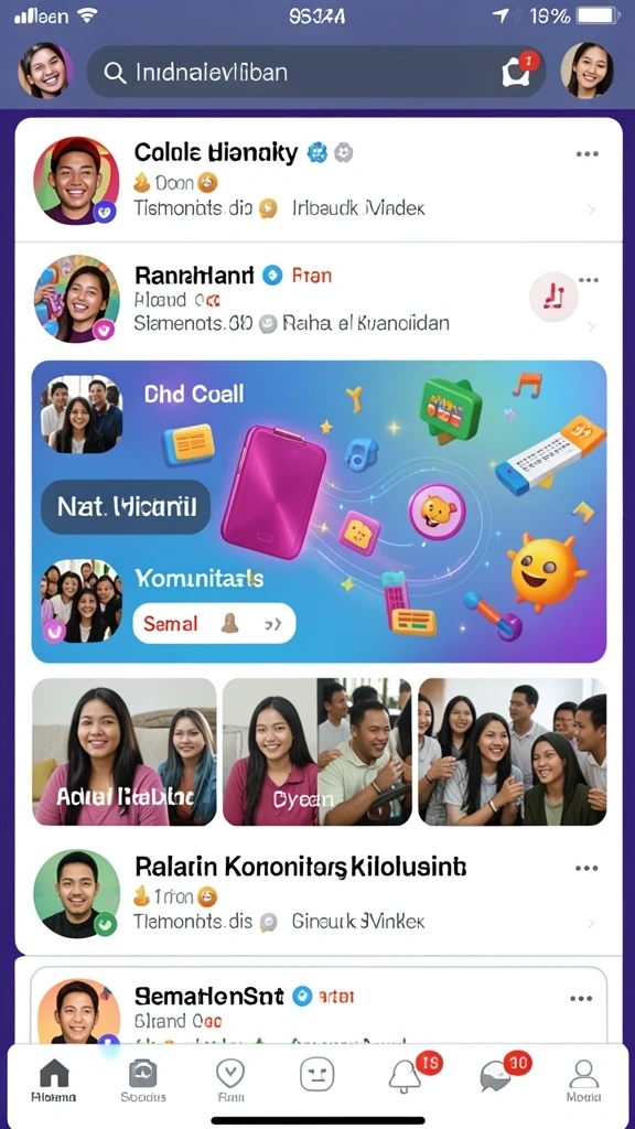 hondatoto - Fitur komunitas yang memungkinkan interaksi antar pemain.