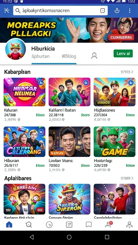 katawin - Tampilan awal aplikasi KATAWIN yang menarik.
