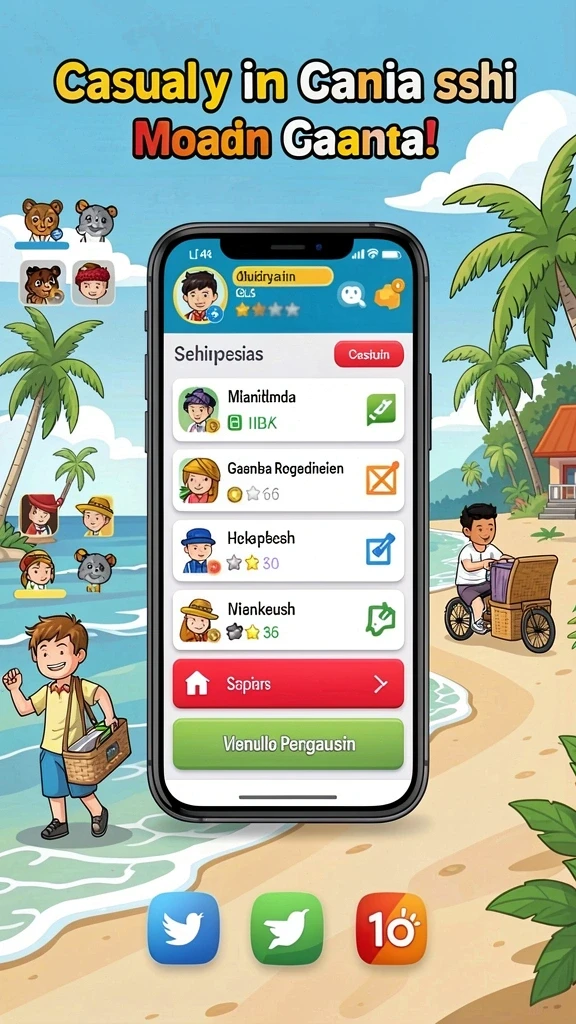 sky99 - Tampilan utama aplikasi dengan desain yang menarik.