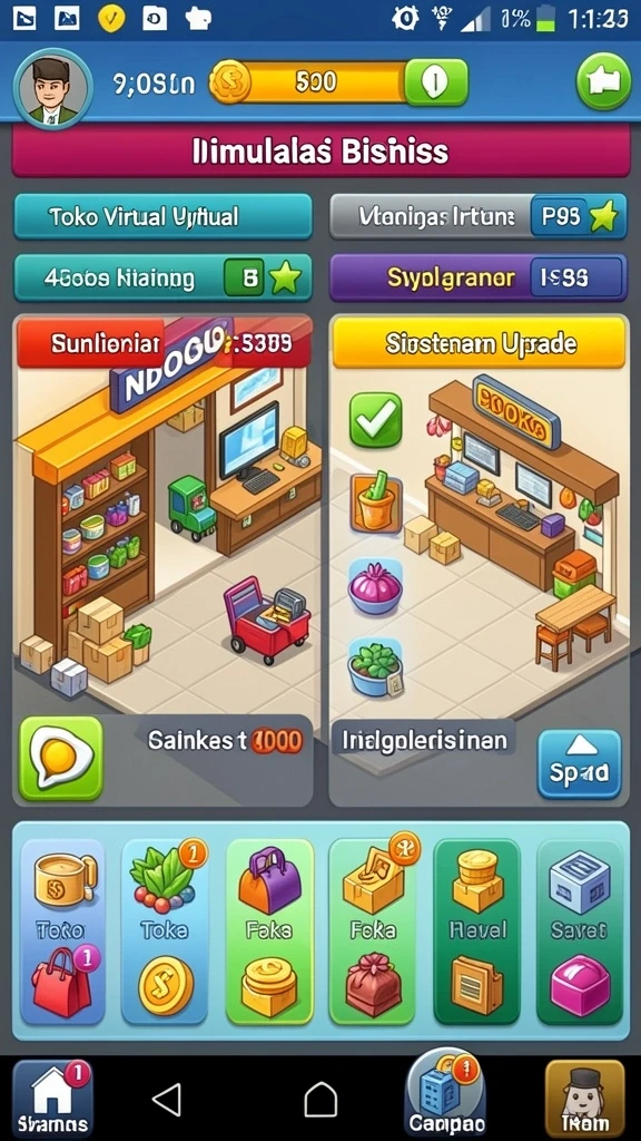 tempur99 - Antarmuka pengguna yang intuitif dan mudah dinavigasi.